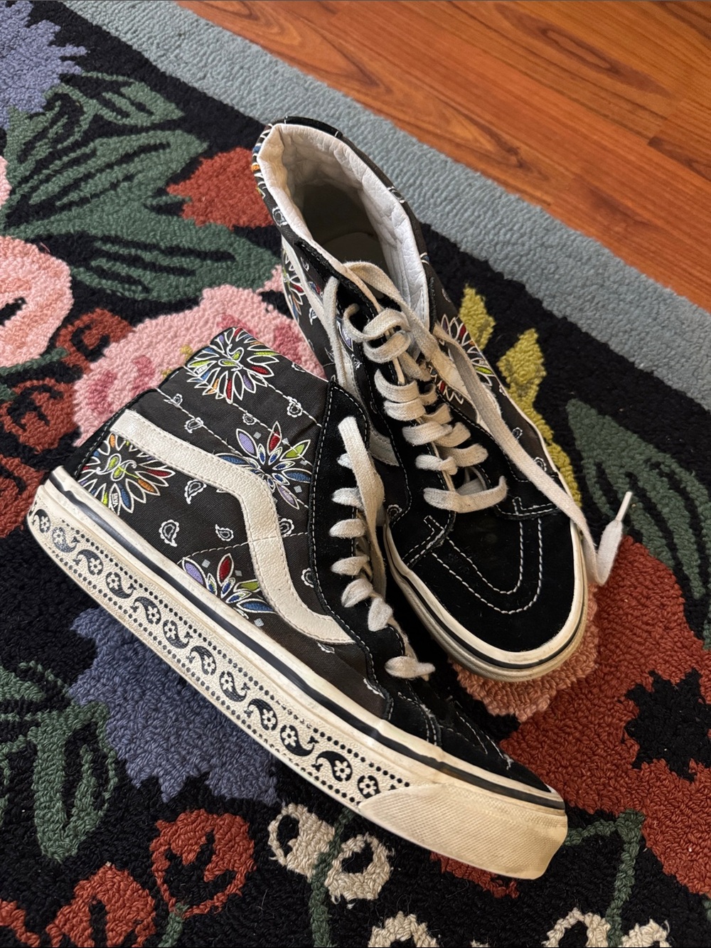 Size 9.5 - VANS Sk8- 38 DX High Anaheim Factory - Paisley